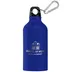 Engraved 17 oz. Aspen Water Bottle with Carabiner - Royal Blue