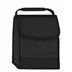 Foldable Lunch Bag with ID Holder  - Black