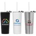 Full Color 22 oz. Ewan Stainless Steel Tumbler with Straw - Family 