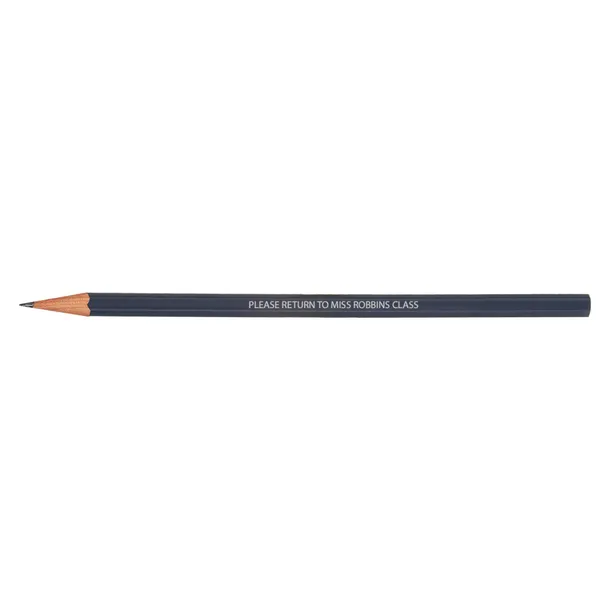 Hexagon Bowling Pencil - Blue