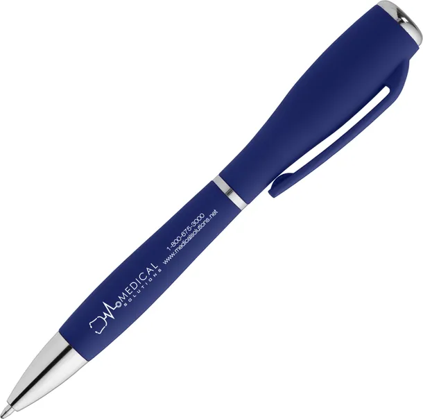 Bright Soft Touch Lantern Pen - Royal Blue