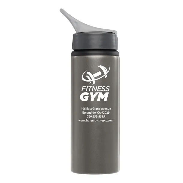 Promotional 24 oz. Aluminum Posy Water Bottle