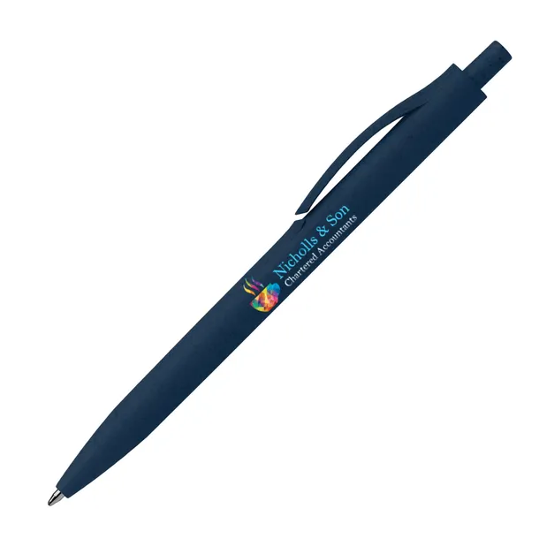 Full Colour Inkjet Eco-Friendly Wheat Noa Pen - Blue