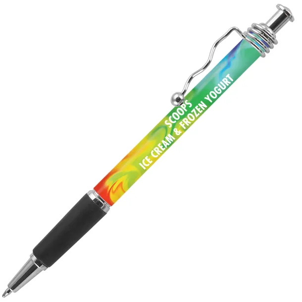 Penna Squiggle Classica con Logo a Colori - Blu