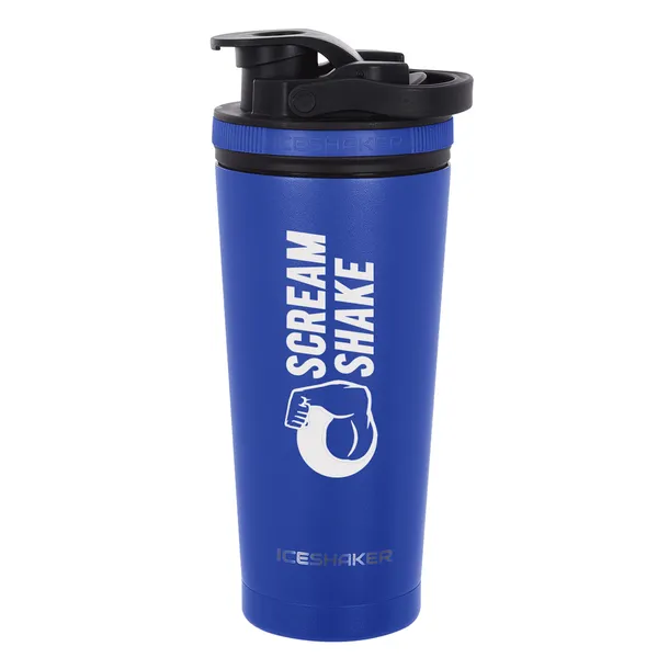 26 oz. Stainless Steel Ice Shaker Bottle - Blue